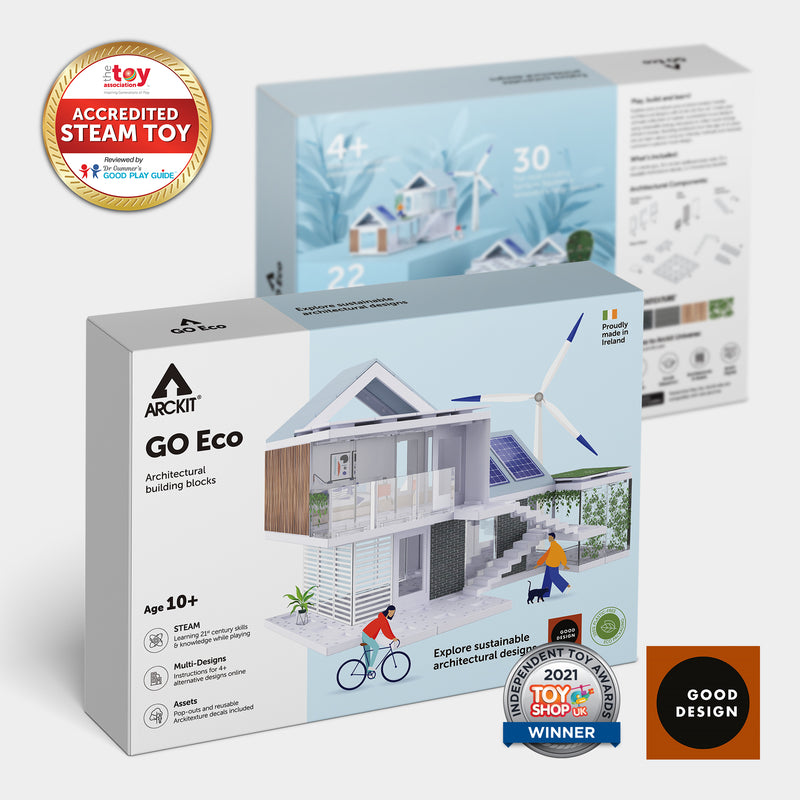 Bundle kit with a GO Eco and a Coastal Living Model House Kits