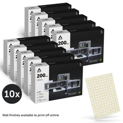 Bundle kit of 10 Arckit 200 sqm. Architectural Model Building Kits & Building Plates