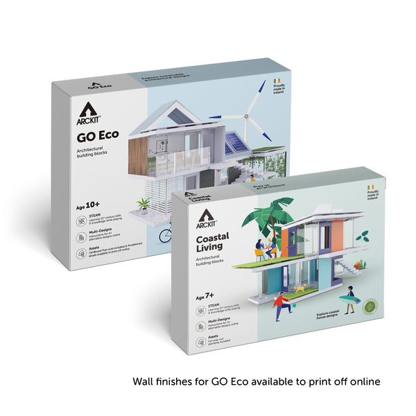 Bundle kit with a GO Eco and a Coastal Living Model House Kits