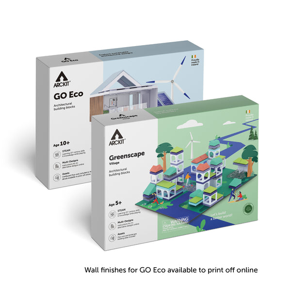 Bundle kit with a GO Eco and a Greenscape Village Model House Kits