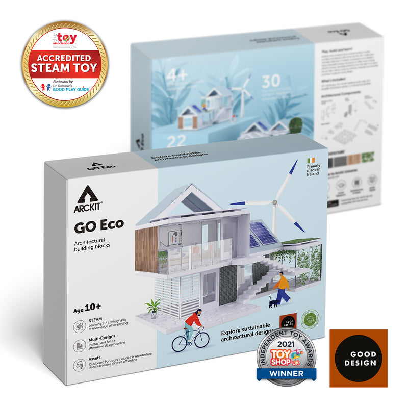Bundle kit with a GO Eco and a Coastal Living Model House Kits