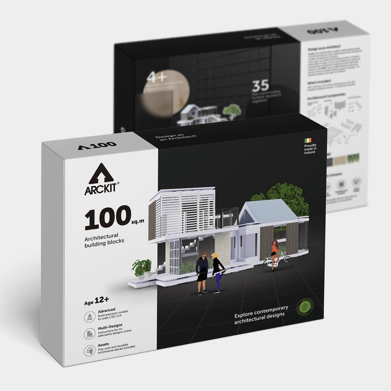 Bundle kit with an Arckit 100 sqm. and a GO Eco Model House Kits