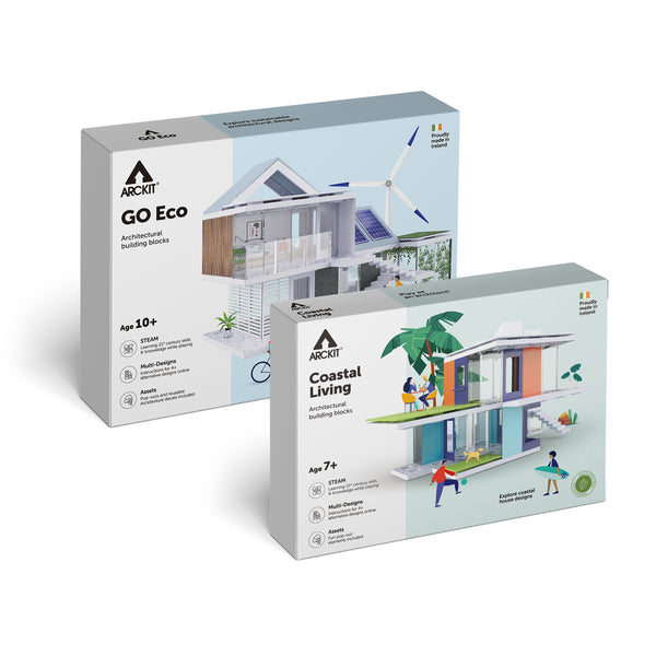 Bundle kit with a GO Eco and a Coastal Living Model House Kits