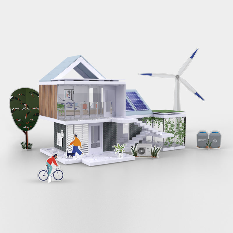 Bundle kit with an Arckit 100 sqm. and a GO Eco Model House Kits