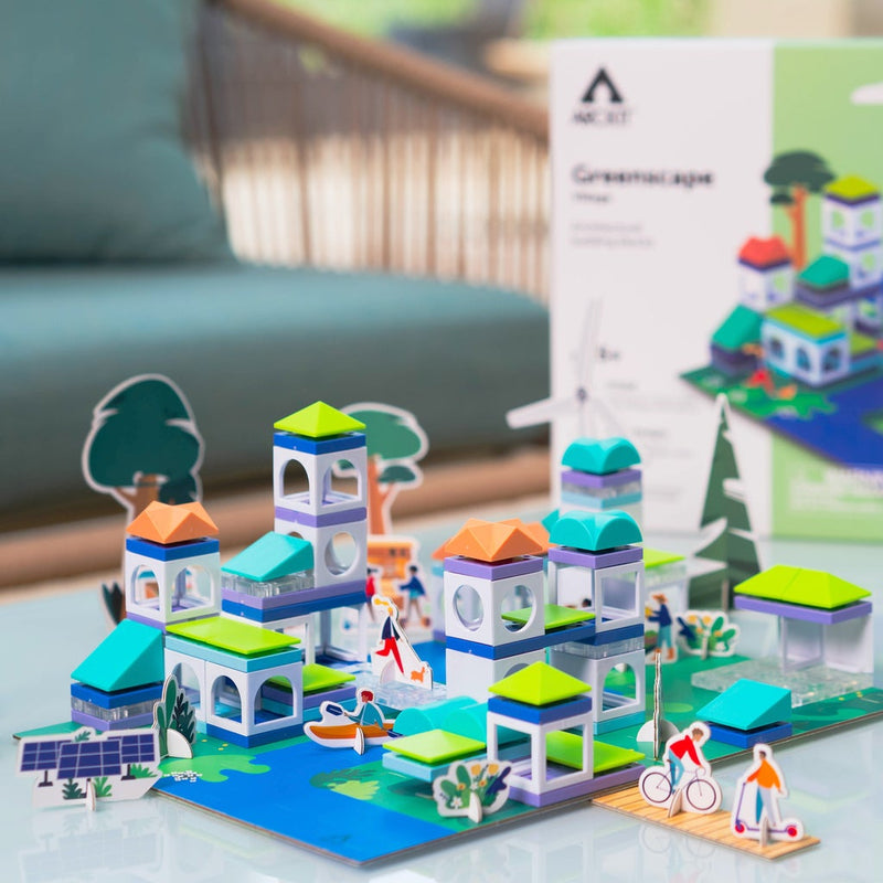 Bundle kit of 12 Arckit Greenscape Village Model House Kits & Building Plates